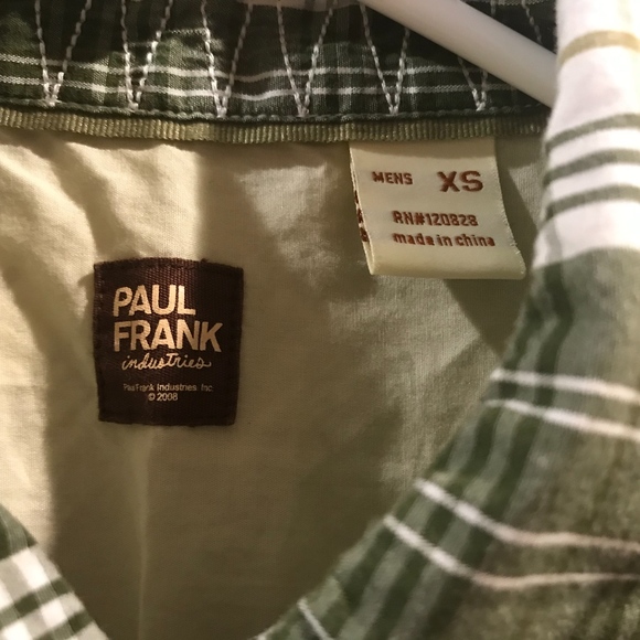 Plaid short sleeve button down - Picture 3 of 4